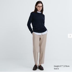 UNIQLO Smart Ankle Pants (2-Way Stretch) Size M